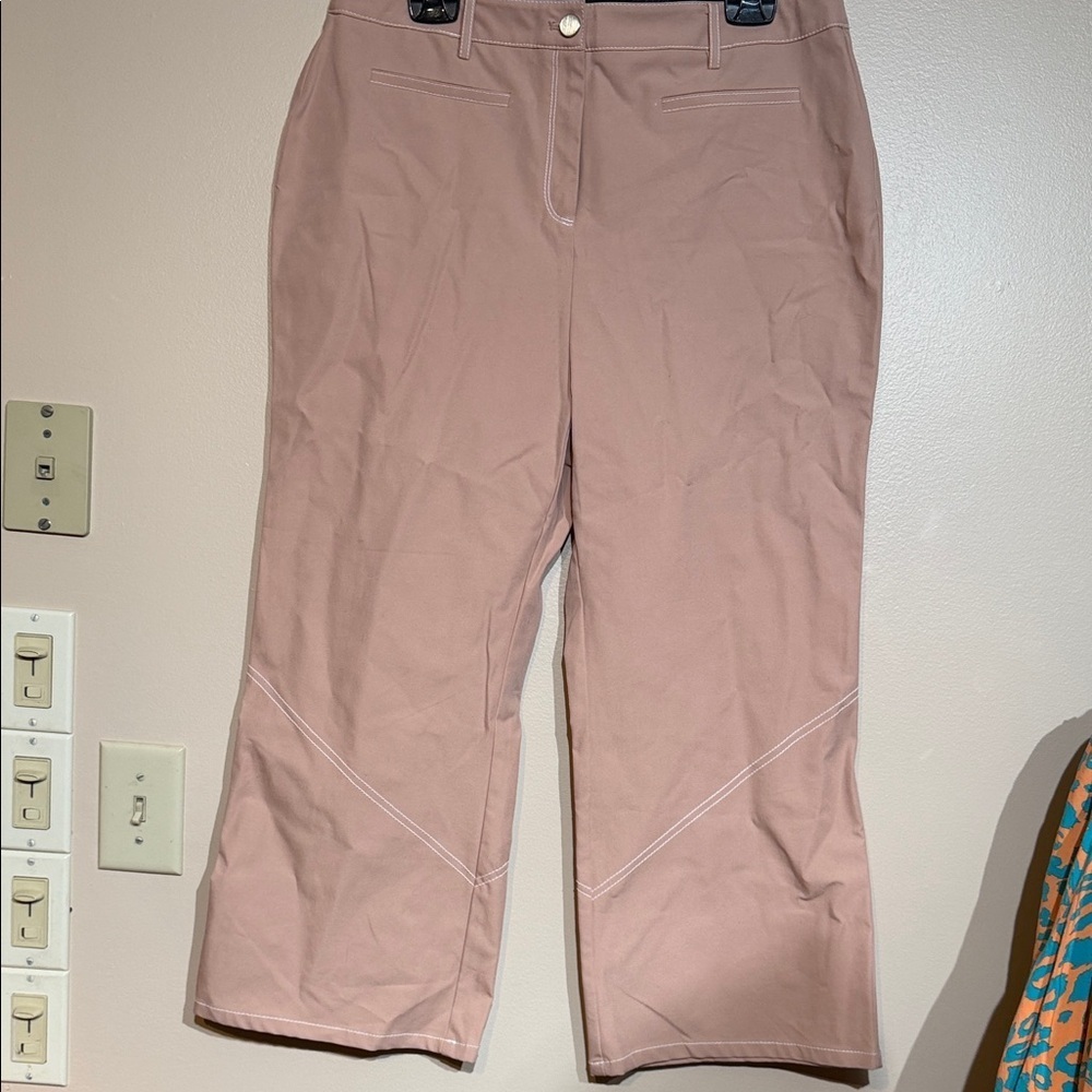 Alfani Pink Cropped Pants